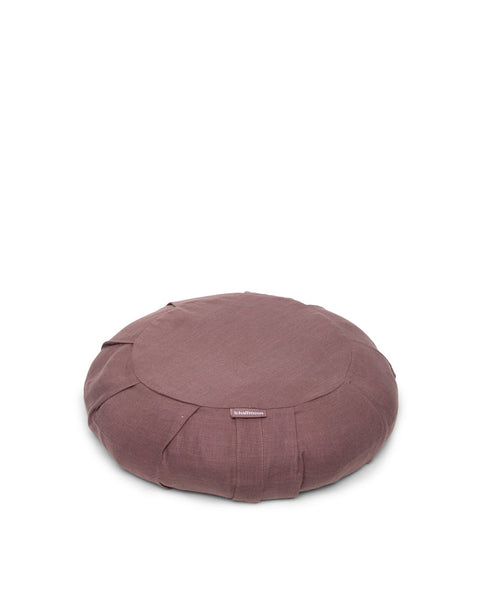 linen round meditation cushion